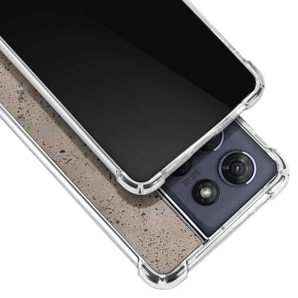 Sandstone Concrete Moto G Power 5G (2025) Clear Case
