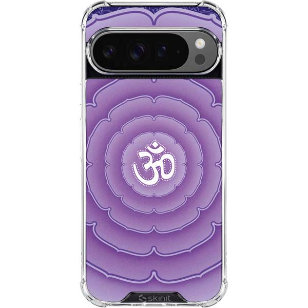 Sanskrit Purple Google Pixel 10 Pro Clear Case