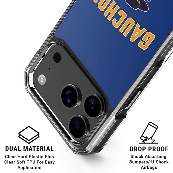 University of California-Santa Barbara Gauchos iPhone 17 Pro Clear Case
