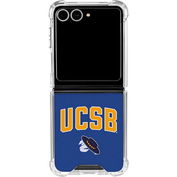 University of California-Santa Barbara UCSB Galaxy Z Flip7 Clear Case