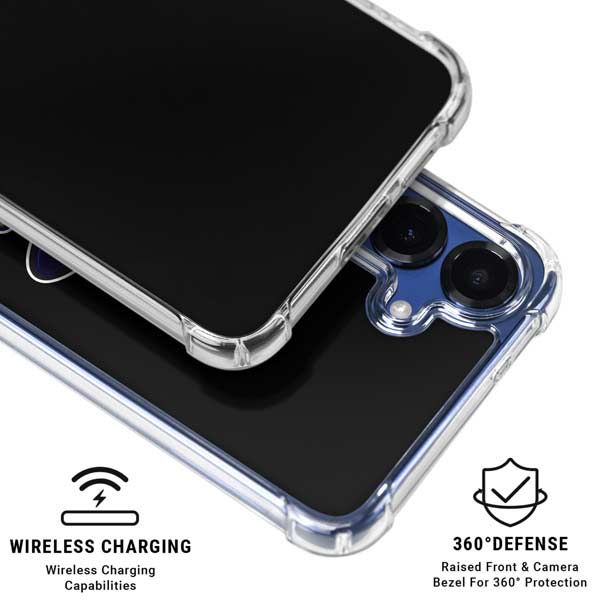 University of California-Santa Barbara UCSB Gauchos Black Galaxy S25 Plus Clear Case