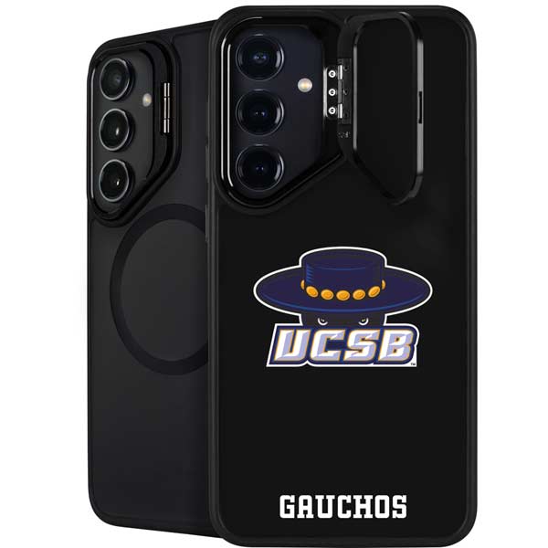 University of California-Santa Barbara UCSB Gauchos Black Galaxy S26 Plus Kickstand Case