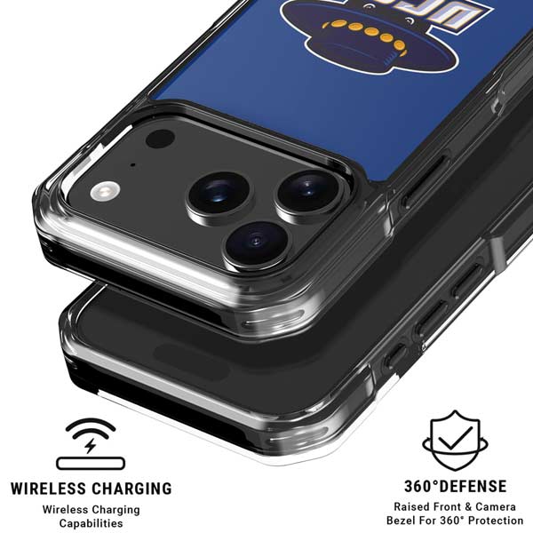 University of California-Santa Barbara UCSB Gauchos Blue iPhone 17 Pro Clear Case