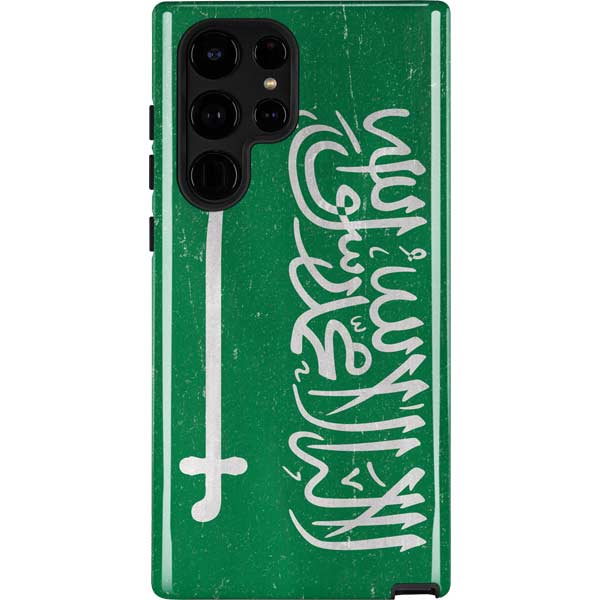 Saudi Arabia Flag Distressed Galaxy Cases