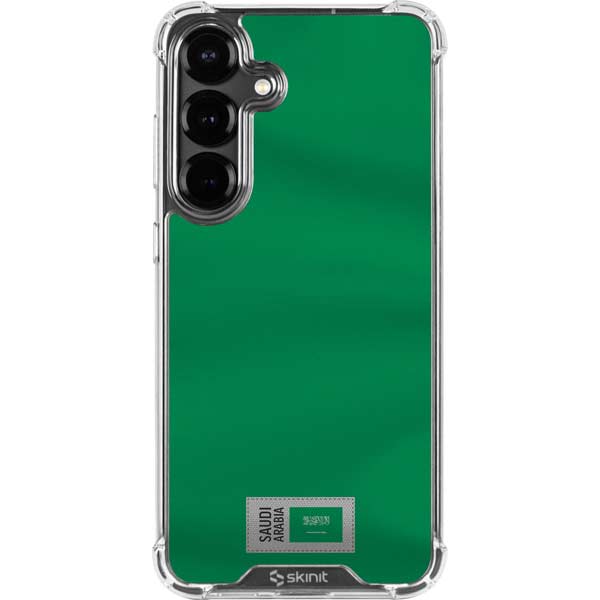 Saudi Arabia Soccer Flag Galaxy S26 Clear Case
