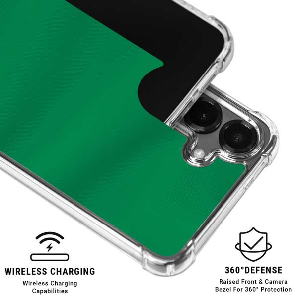 Saudi Arabia Soccer Flag Galaxy S26 Clear Case