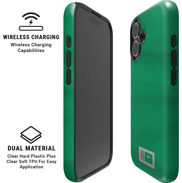 Saudi Arabia Soccer Flag iPhone 17 Magsafe Impact Case
