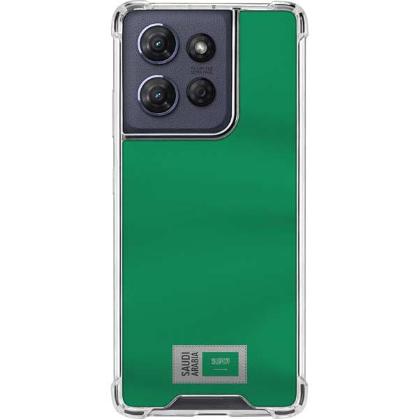 Saudi Arabia Soccer Flag Moto G 5G (2025) Clear Case