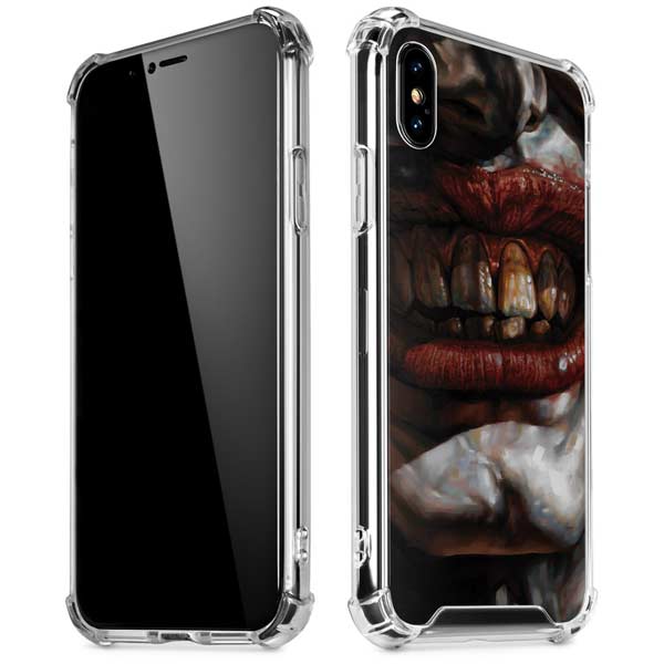 DC Comics Joker Graphic Novel Cover 2008 Art by Lee Bermejo iPhone X/XS Clear Case