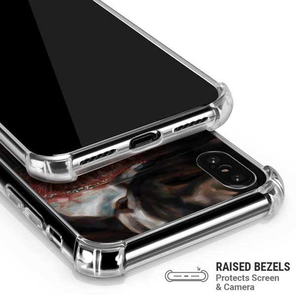 DC Comics Joker Graphic Novel Cover 2008 Art by Lee Bermejo iPhone X/XS Clear Case