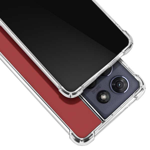 Scarlet Red Moto G Power 5G (2025) Clear Case