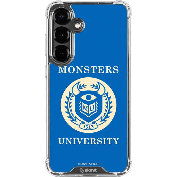 Disney Monsters University School’s Emblem Galaxy S26 Clear Case