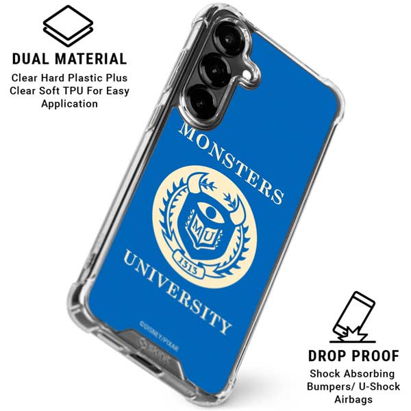 Disney Monsters University School’s Emblem Galaxy S26 Clear Case