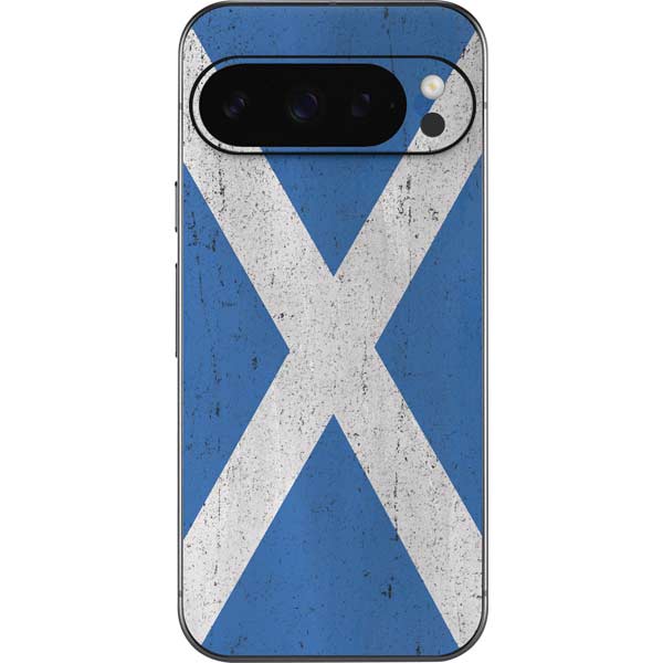 Scotland Flag Distressed Google Pixel 10 Pro XL Skin