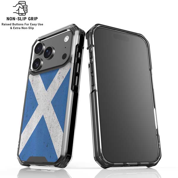 Scotland Flag Distressed iPhone 17 Pro Max MagSafe Case