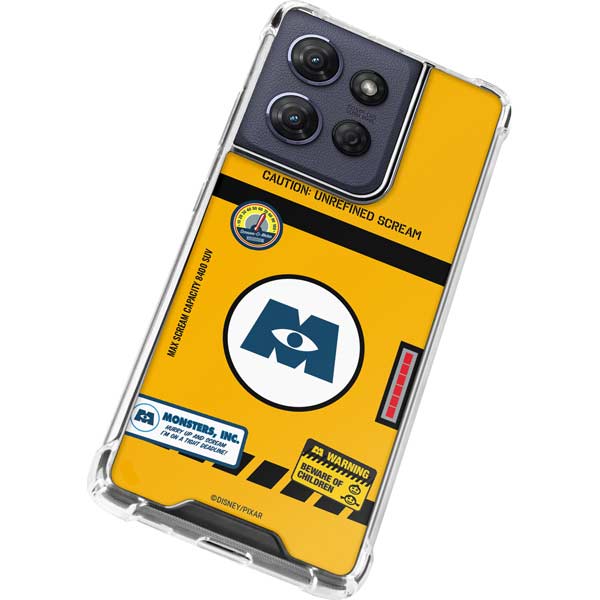 Disney Monsters Inc. Scream Canister Moto G 5G (2025) Clear Case