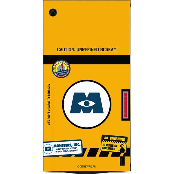 Disney Monsters Inc. Scream Canister Skin for the 2024 XBox Series X ...