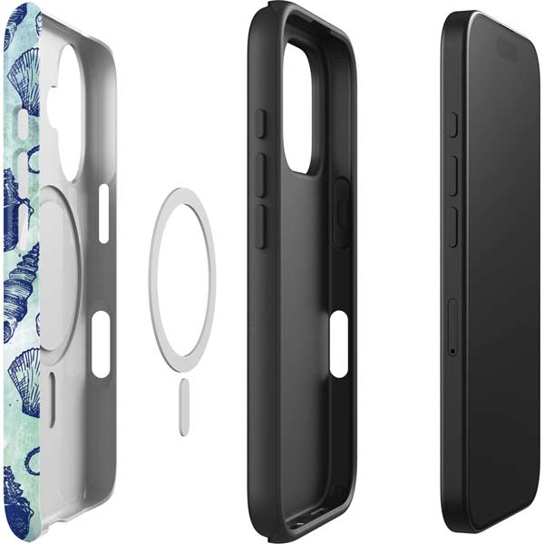 Sea Shell Variety iPhone 16 Plus Magsafe Impact Case