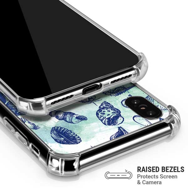 Sea Shell Variety iPhone X/XS Clear Case