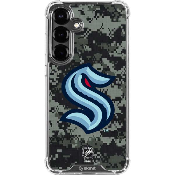 NHL Seattle Kraken Camo Galaxy S26 Clear Case