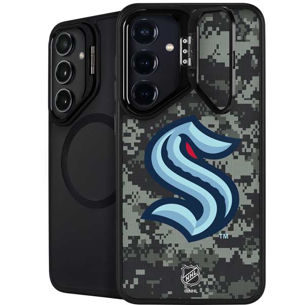 NHL Seattle Kraken Camo Galaxy S26 Plus Kickstand Case