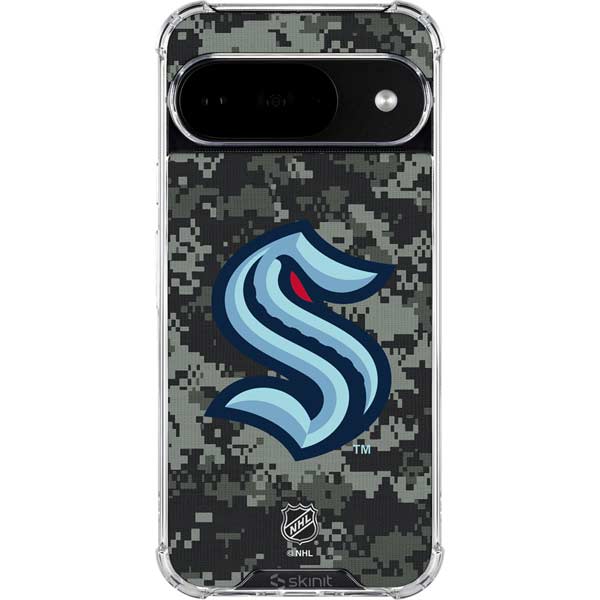 NHL Seattle Kraken Camo Google Pixel 10 Clear Case