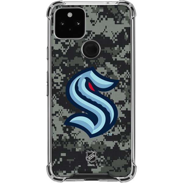 NHL Seattle Kraken Camo Pixel Cases