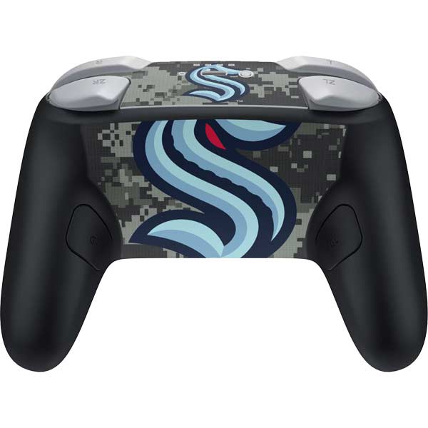 NHL Seattle Kraken Camo Nintendo Switch 2 (2025) Pro Controller Skin