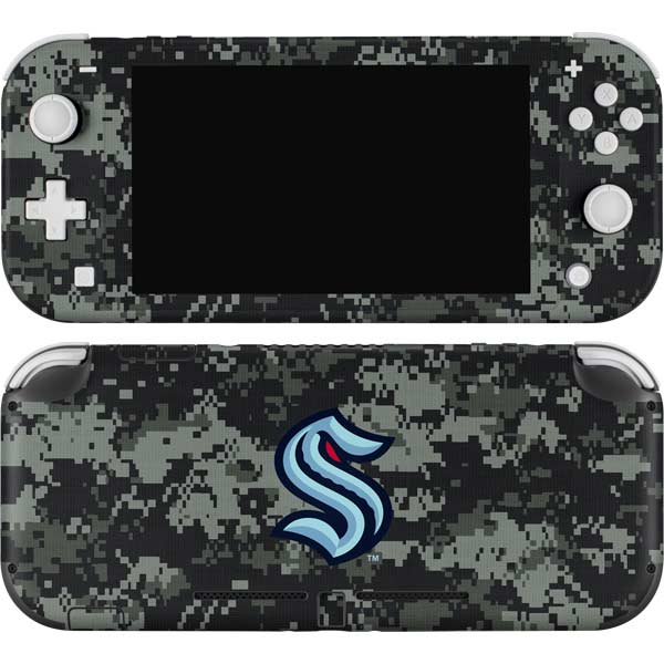 NHL Seattle Kraken Camo Nintendo Skins