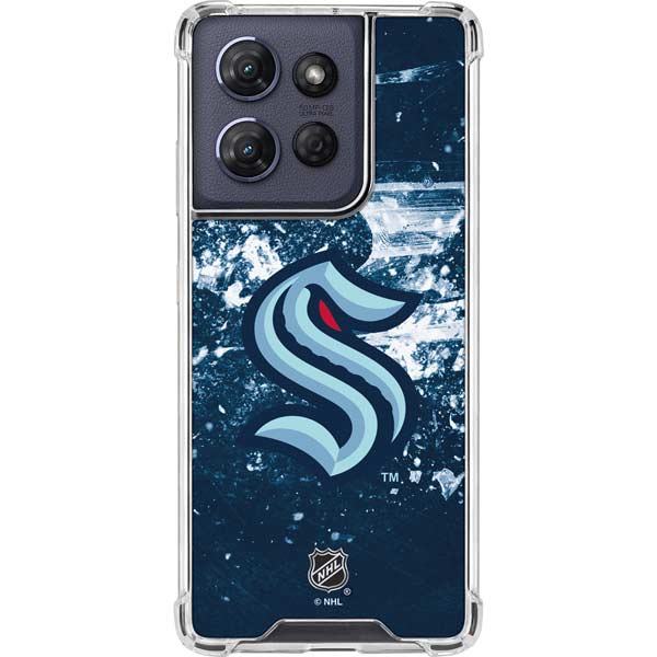 NHL Seattle Kraken Frozen Moto G 5G (2025) Clear Case