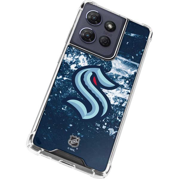 NHL Seattle Kraken Frozen Moto G 5G (2025) Clear Case