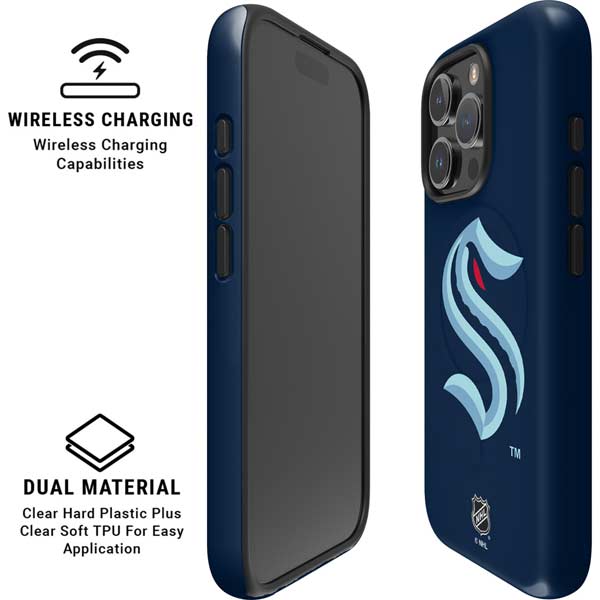 NHL Seattle Kraken iPhone 16 Pro Max Magsafe Impact Case