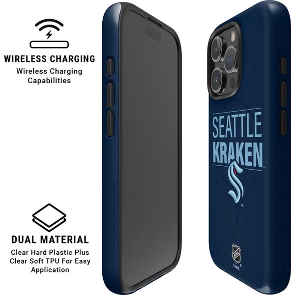 NHL Seattle Kraken Lineup iPhone 16 Pro Magsafe Impact Case