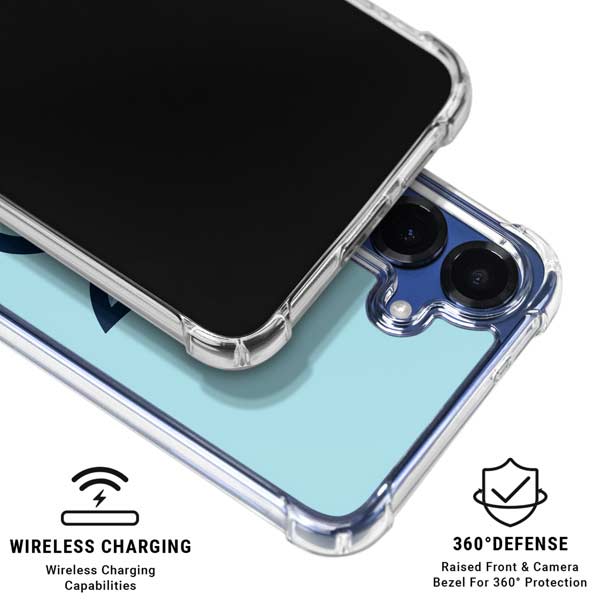 NHL Seattle Kraken Logo Galaxy S25 FE Clear Case