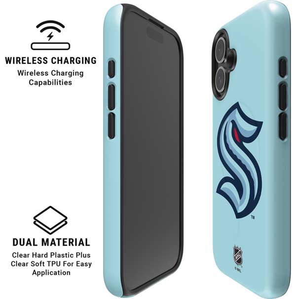 NHL Seattle Kraken Logo iPhone 16 Magsafe Impact Case