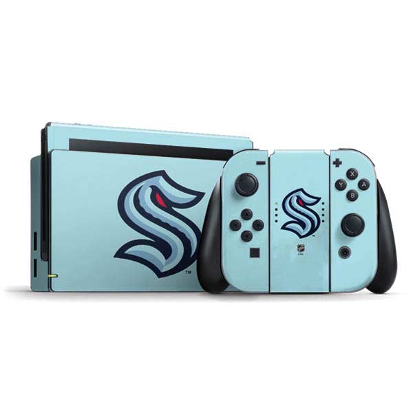 NHL Seattle Kraken Logo Nintendo Skins