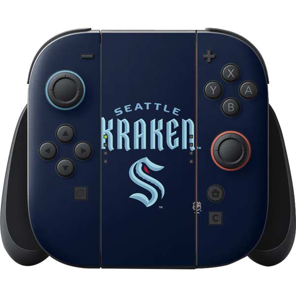 NHL Seattle Kraken Script Nintendo Skins