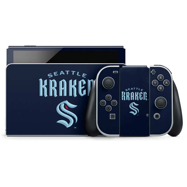 NHL Seattle Kraken Script Nintendo Skins
