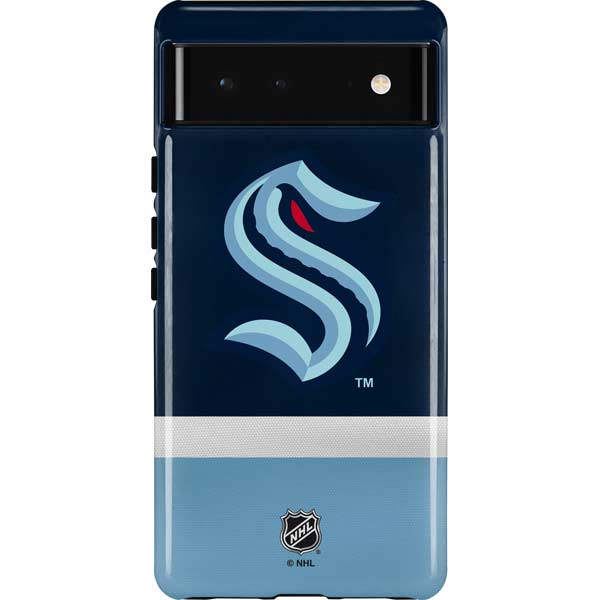 NHL Seattle Kraken Striped Pixel Cases
