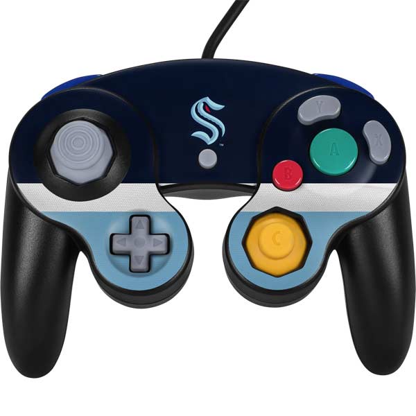 NHL Seattle Kraken Striped Nintendo Skins
