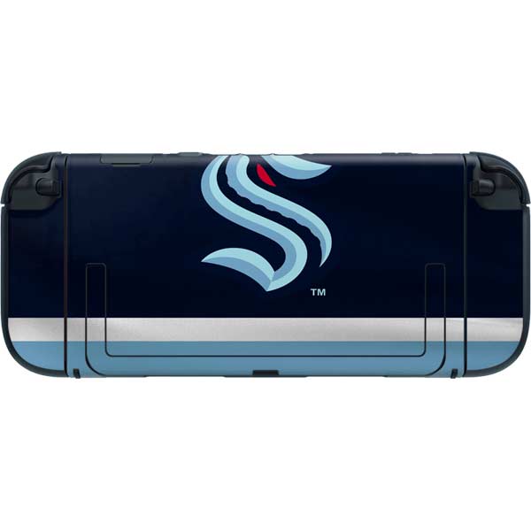NHL Seattle Kraken Striped Nintendo Switch 2 (2025) with Joy-Con Skin