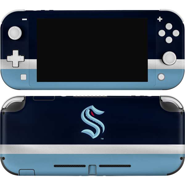 NHL Seattle Kraken Striped Nintendo Skins