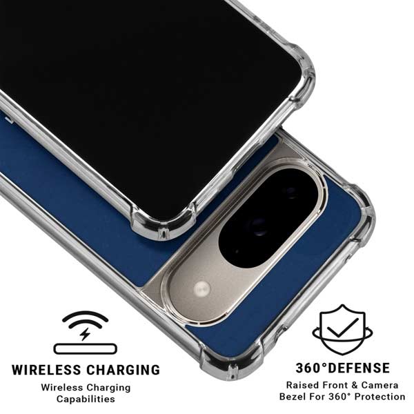 MLB Seattle Mariners - Solid Distressed Google Pixel 10 Clear Case