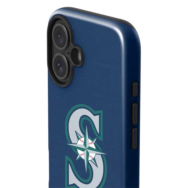 MLB Seattle Mariners - Solid Distressed iPhone 17 Impact Case