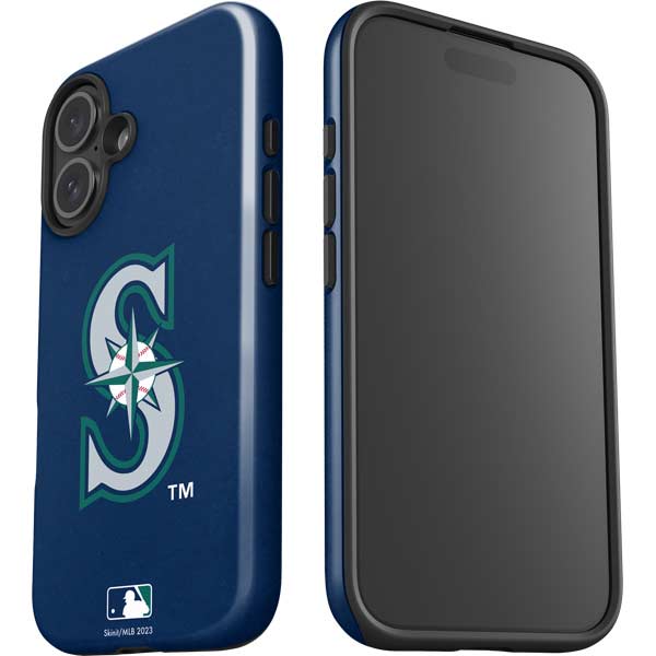 MLB Seattle Mariners - Solid Distressed iPhone 17 Impact Case