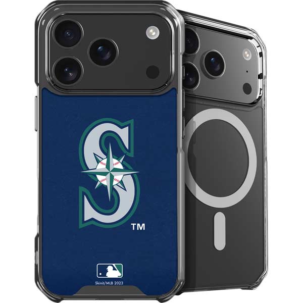 MLB Seattle Mariners - Solid Distressed iPhone 17 Pro Max MagSafe Case