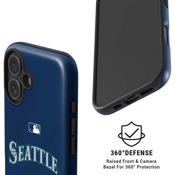 MLB Seattle Mariners Alternate/Away Jersey iPhone 16 Magsafe Impact Case