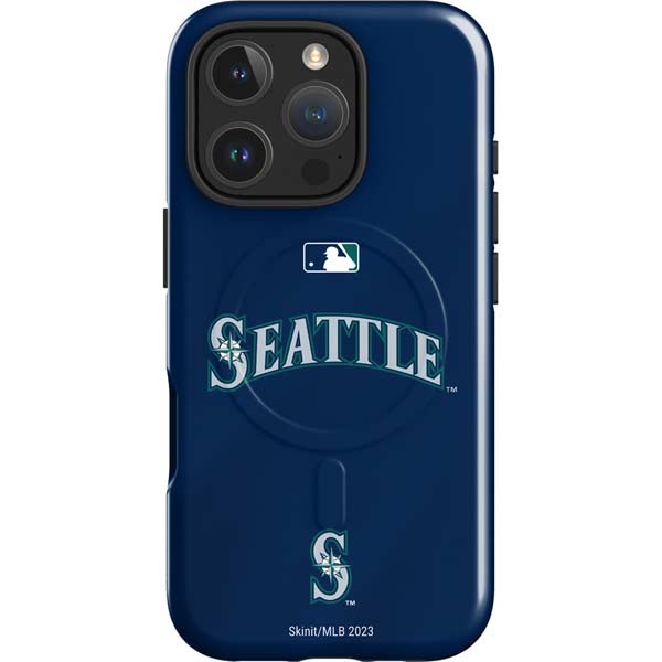 MLB Seattle Mariners Alternate/Away Jersey iPhone 16 Pro Max Magsafe Impact Case