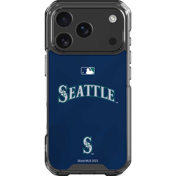 MLB Seattle Mariners Alternate/Away Jersey iPhone 17 Pro Clear Case