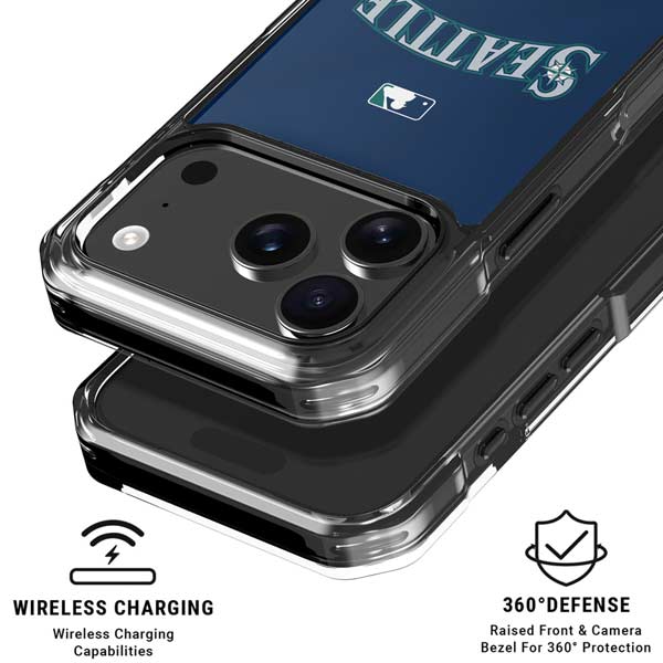 MLB Seattle Mariners Alternate/Away Jersey iPhone 17 Pro Clear Case